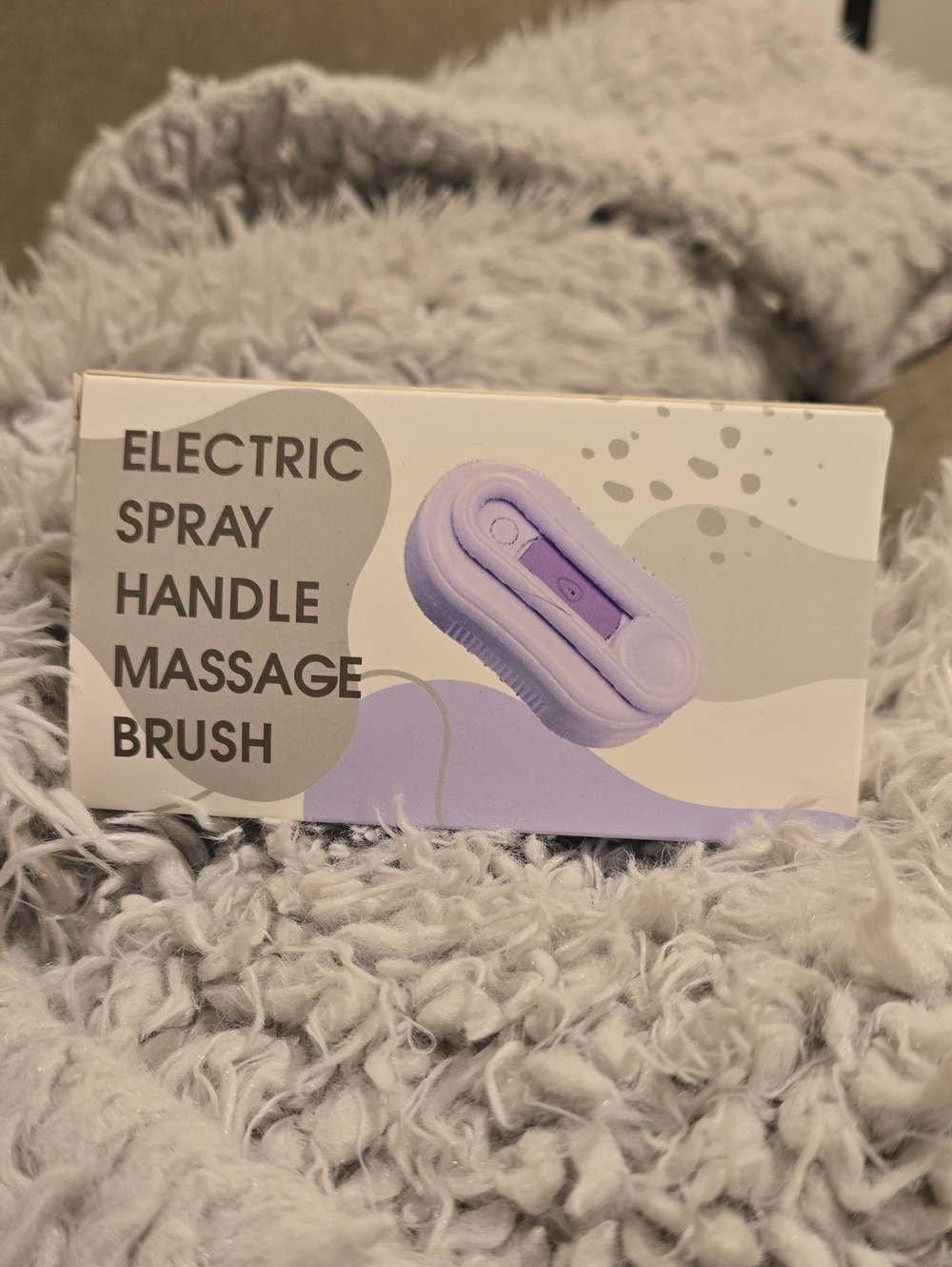 Electric Spray Handle Massage Pet Brush - Lavender